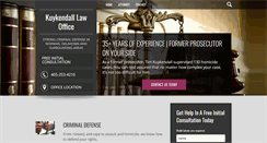 Desktop Screenshot of kuykendalllaw.com